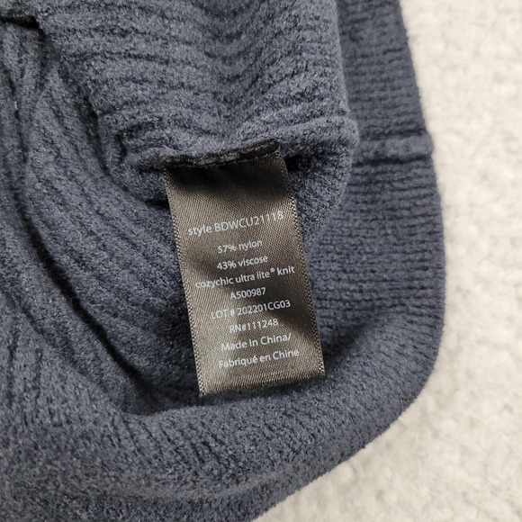 Barefoot Dreams Sweater Womens Large Gray CozyChic Ultra Lite V Neck Pullover - Picture 7 of 8